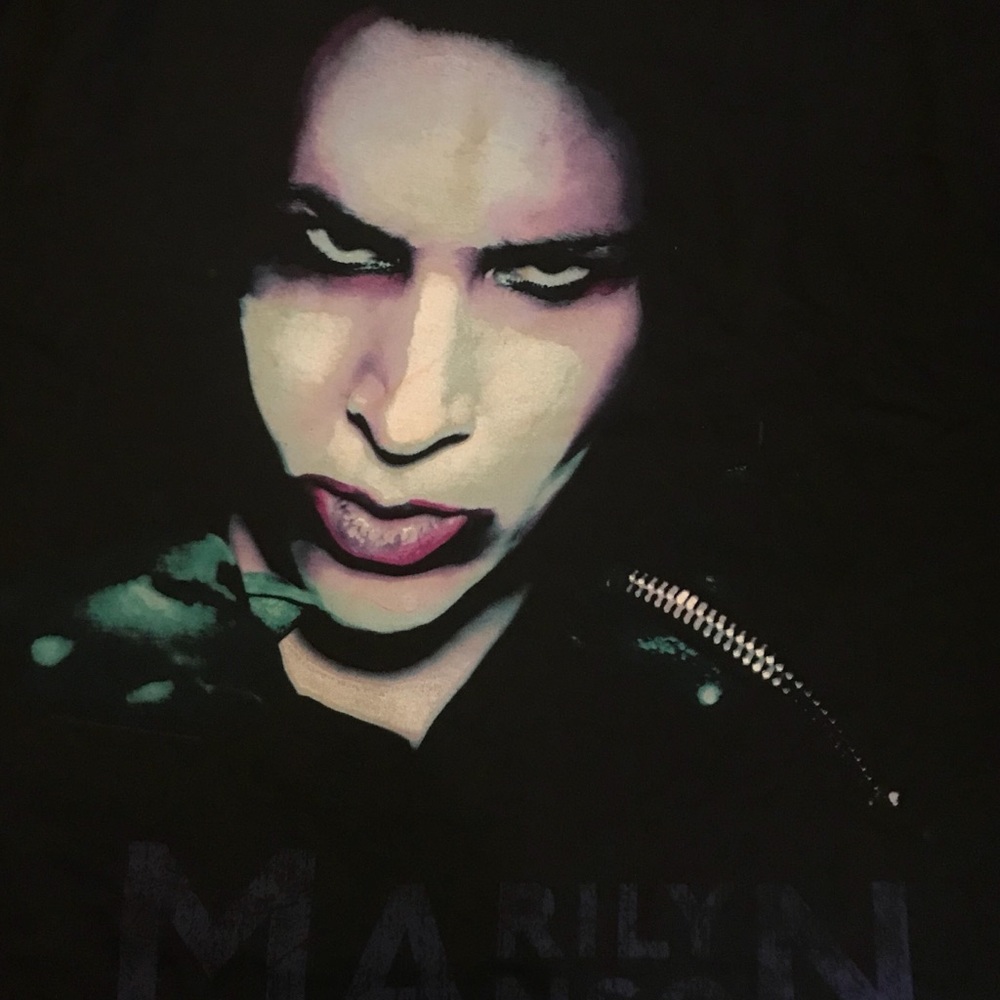 Marilyn Manson Zipper Tshirt